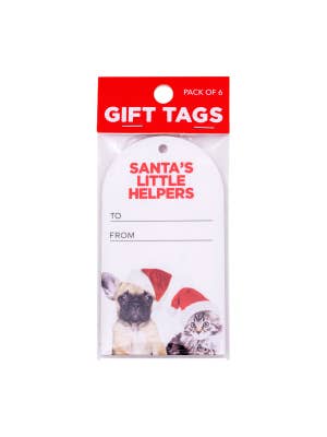Christmas Helpers Set Of 6 Gift Tags