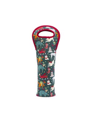 Christmas Dogs Wine Cooler