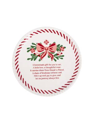 Christmas Giving Plate