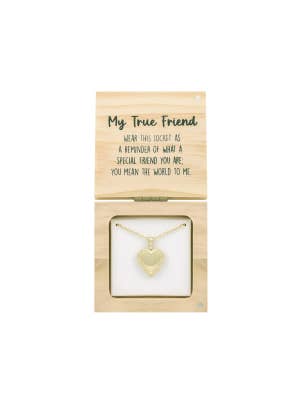 Heart & Soul Friends Locket Necklace