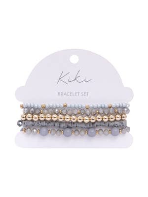 KiKi Smokey Veil Bracelet Set