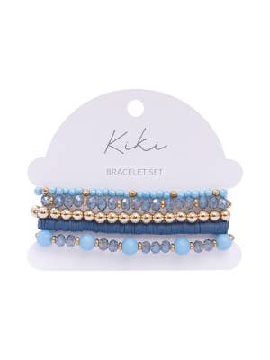 KiKi Blue Waves Bracelet Set