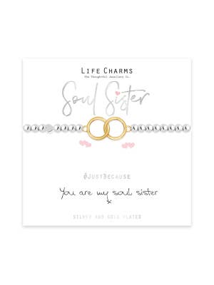 Life Charms Just Because Soul Sister Bracelet