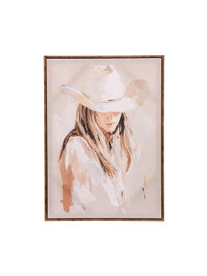 Saddle & Bloom Cowgirl Canvas 50x70