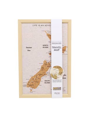 Travel Board New Zealand Small Map