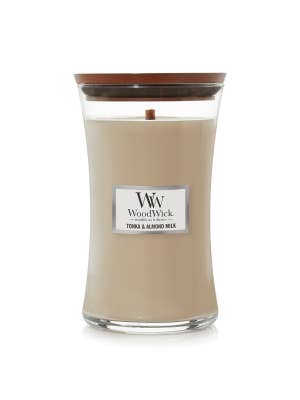 WoodWick Tonka & Almond Milk Large