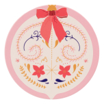 Christmas Pink Bauble Coaster