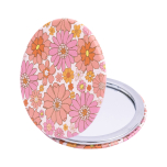 Handbag Accessories Flowers Compact Mirror