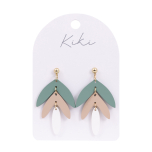 KiKi Green Leaves Earrings