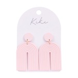 KiKi Pink Arch Earrings