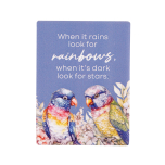 Native Blooms Rainbows Ceramic Magnet