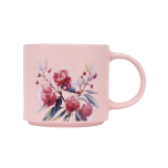 Native Blooms Red Floral Mug