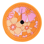 Picnic Retro Big Floral Wine Glass Coaster