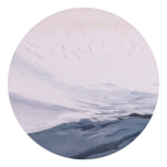 Palm Cove Waves Ceramic Coaster