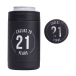 Celebration 21st Insulated Drink Cooler & Badge Set