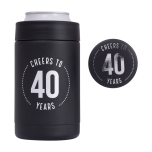 Celebration 40th Insulated Drink Cooler & Badge Set