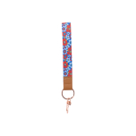 Teacher Floral Wristlet Keychain