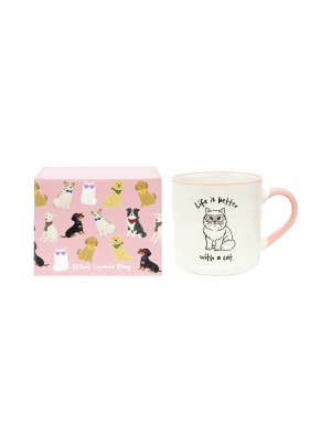 Loved By My Life Is Better With A Cat Mug