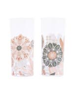 Amber Garden Glasses Set Of 2