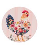 Cottage Grove Hen Ceramic Coaster