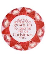 Christmas Skies Ceramic Coaster