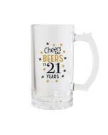 Sip Celebration 21st Beer Glass
