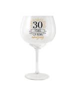 Sip Celebration 30th Balloon Glass