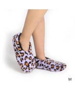SnuggUps Women's Leopard Lilac Medium