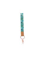 Teacher Green Wristlet Keychain