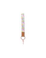 Teacher Pink Wristlet Keychain