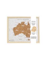 Travel Board Australia Map Desk