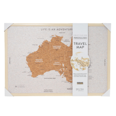 Travel Board Australia Large Map