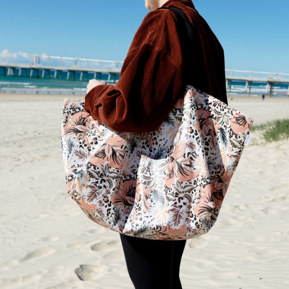 Leopard Beach Bag by Splosh